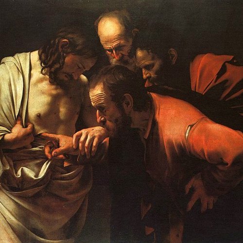 The Incredulity of Saint Thomas by Carravagio