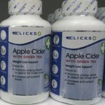 Clicks apple cider and green tea capsules